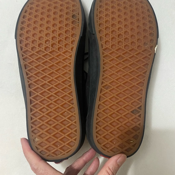 Vans Black Canvas Sneakers Mens 9/Women 10.5 classic - Picture 8 of 9